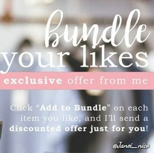 Bundle your Likes for an offer!🤗😘👗👠